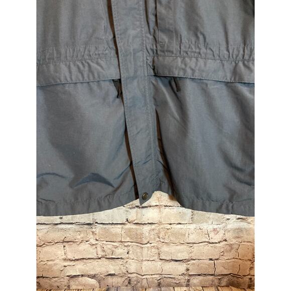 Eddie Bauer Jacket Men's Medium Slate Gray Full Zip Front Mesh Lined Pockets - Picture 5 of 12